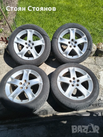 17" Джанти с гуми Bridgestone 215/55R17 за Пежо 407 - 5х108