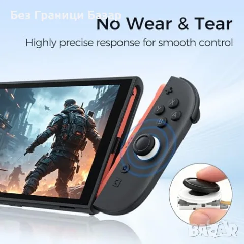 Нов AKNES TMR Stick за Switch 2 JoyCon Резервен Джойстик с Инструменти, снимка 4 - Аксесоари - 55959986