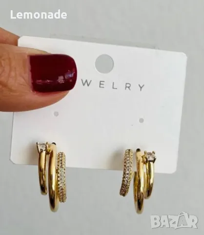 Нови елегантни обеци , снимка 2 - Обеци - 48148844