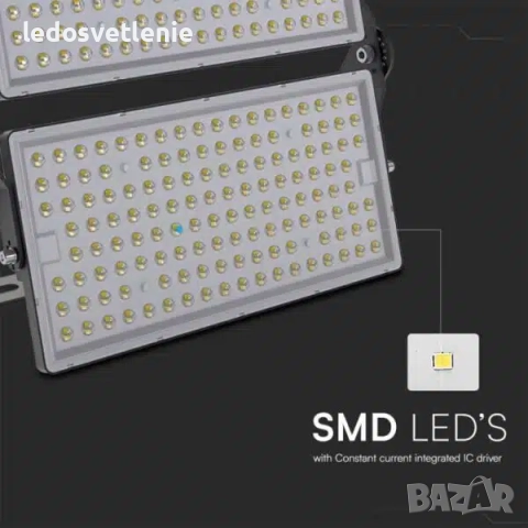 LED 500W Прожектор V-tac 67500 lumen с 2 г.гаранция , снимка 3 - Лед осветление - 52674749