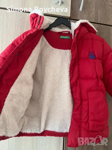 Детско зимно яке BENETTON, снимка 3 - Детски якета и елеци - 49744837