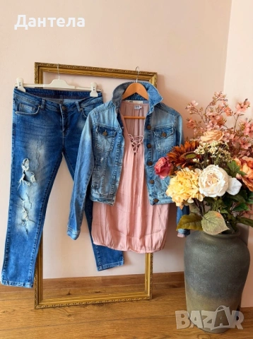 ZARA дамско дънково яке и дънки