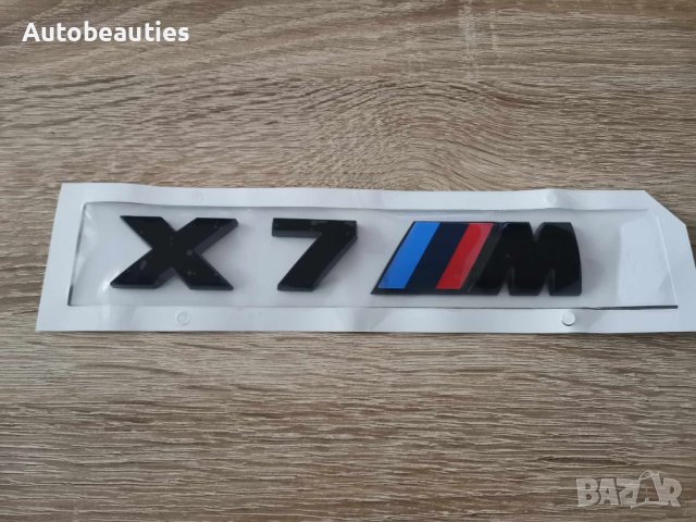 БМВ Bmw X7 M черна емблема лого, снимка 5 - Аксесоари и консумативи - 44369974