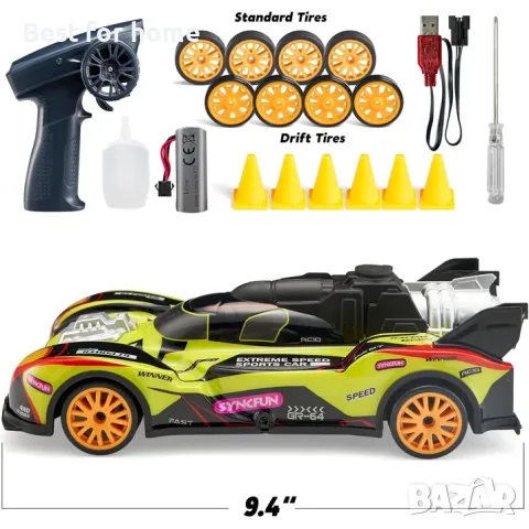 JOYFY Количка с дистанционно управление в мащаб 1:20, RC дрифт, 2.4GHz мини дрифт RC колички, снимка 5 - Коли, камиони, мотори, писти - 55855739