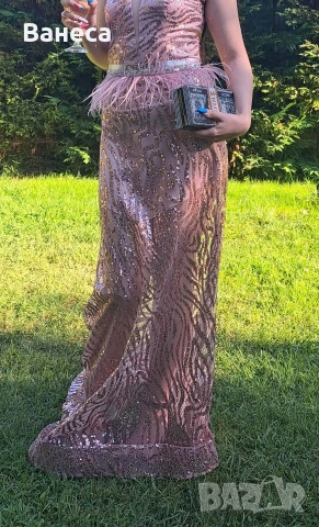 Официална рокля Lorreti(Хс,С,М рр), снимка 3 - Рокли - 54221034