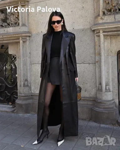 Luxury тренчкот  MAX MARA оригинал,агнешка кожа, снимка 15 - Палта, манта - 36412448