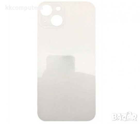Капак батерия / Задно стъкло (BIG HOLE) за iPhone 13 6.1/ Бял Баркод : 483003