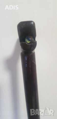  Дървен Бастун ръчна изработка /Мексико ценен дърворезба /кучешка глава /Мексико, снимка 7 - Други ценни предмети - 38430510