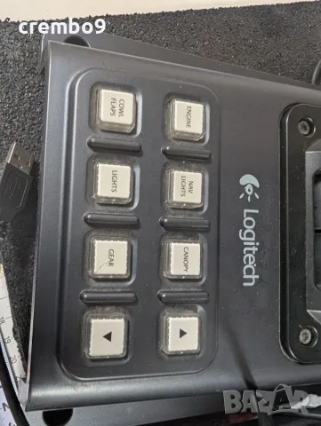 Logitech G940 Flight System HOTAS контролер, снимка 3 - Джойстици и геймпадове - 56505660