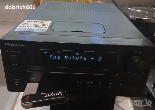 DVD аудио система Pioneer USB HDMI CD FM Aux с тонколони X-HM30V, снимка 7 - Аудиосистеми - 56047468