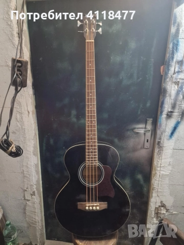 Акустична електрическа бас китара ALBA