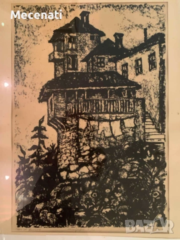 СУЗИ АРОНОВА - графика/ литография, снимка 3 - Картини - 53113144