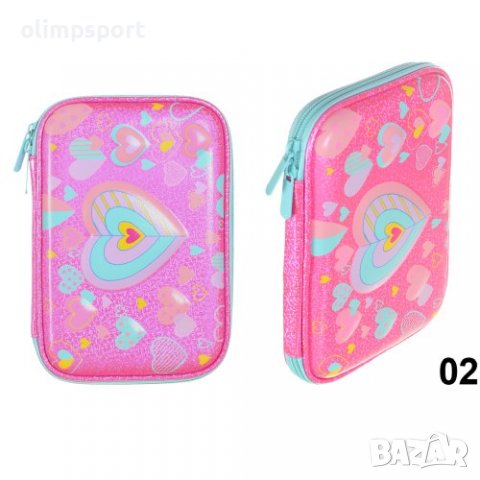 Несесер ученически шит , с 1 цип и релефна картинка. Несесерът има 1 самостоятелно отделение, затвар, снимка 4 - Ученически пособия, канцеларски материали - 37820610