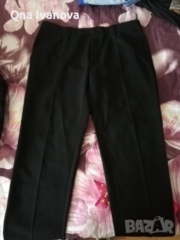 Мъжки черен панталон, снимка 2 - Панталони - 37206327