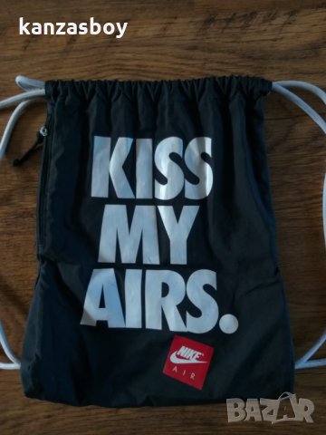  Nike 'KISS MY AIRS' Gymbag - чанта , снимка 4 - Чанти - 34050638
