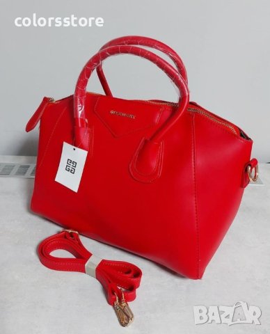 Червена чанта  Givenshy код Br215, снимка 3 - Чанти - 36040728