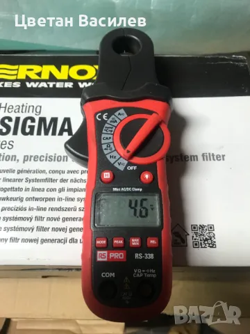 RS PRO Clamp Meter, 80A dc, Max Current 80A ac CAT III 600V, снимка 2 - Друга електроника - 47688881