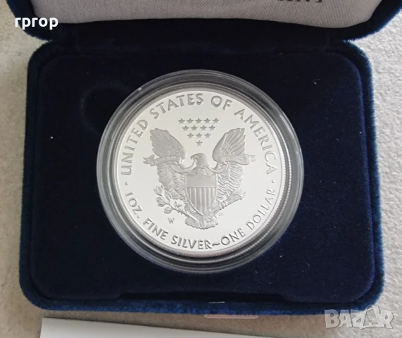 САЩ.
1 долар.
2020 г.
Сребро.
75 години от края на Втората световна война.
, снимка 14 - Нумизматика и бонистика - 50479853