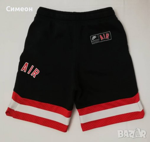 Nike AIR Fleece Shorts оригинални гащета ръст 116-122см Найк памучни, снимка 4 - Детски къси панталони - 37326319