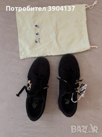 Мъжки обувки OFF WHITE 43номер, абсолютно запазени и изпрани, снимка 4 - Ежедневни обувки - 52465724