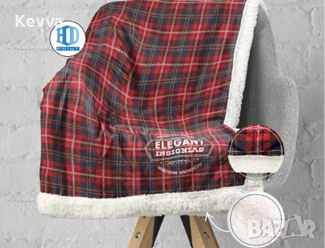 Шерпа одеяло с еко вълна 4