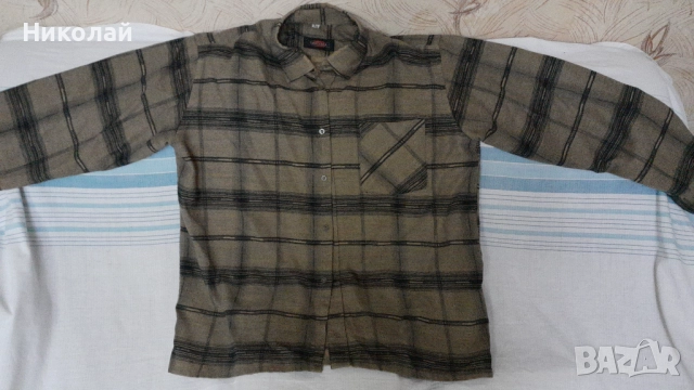 Карирана мъжка риза Shenma