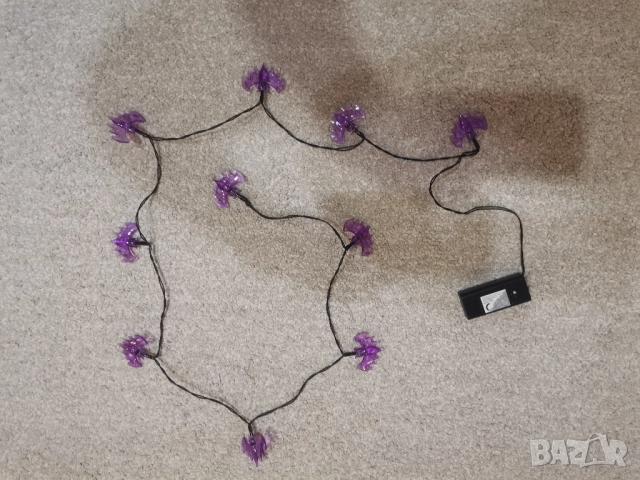 Хелоуин украса скелет лампи прилеп, снимка 6 - Други - 52216883