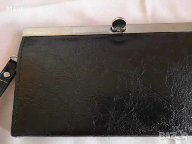 дамско черно портмоне 