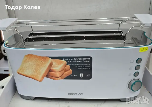 Тостер Cecotec 4 филийки
