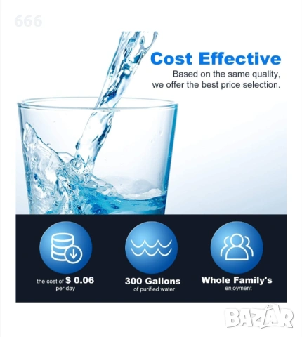 Филтър за вода за хладилници, комплект от 3 броя, Golden Icepure, съвместим със Samsung., снимка 9 - Други стоки за дома - 53168973