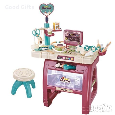 Голям Детски докторски комплект за игра, Лекарски кабинет с аксесоари, снимка 2 - Образователни игри - 42862805