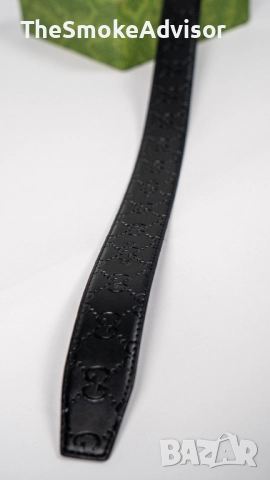 Колан Gucci Snake Double G – черен, 100% естествена кожа, снимка 5 - Колани - 52186896