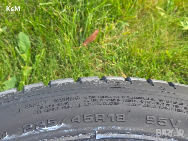 Dunlop чисто нови DOT 2825 зимни дунлоп гуми 225/45 R18 gumi, снимка 4 - Гуми и джанти - 56090459