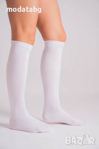 3/4 Модел класически чорапи в бял, червен и черен цвят ВСИЧКИ РАЗМЕРИ НАЛИЧНИ, снимка 3 - Дамски чорапи - 42887904