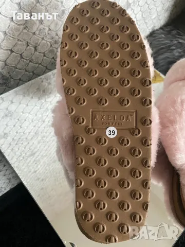 Нови чехли от естествена кожа Axelda, снимка 3 - Чехли - 48006324