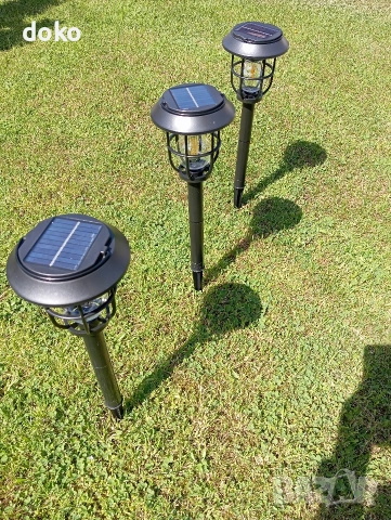 Соларни лампи 3бр (8€/бр), снимка 2 - Соларни лампи - 54231400