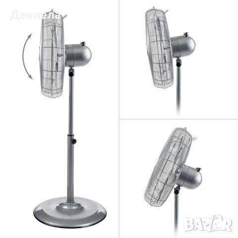 Вентилатор 18“ кръгла стойка, метален, снимка 3 - Вентилатори - 50563748