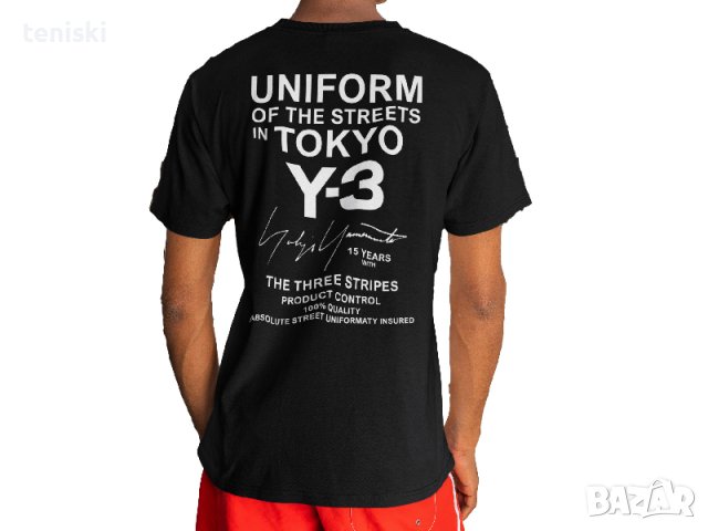 Тениски Y-3 Йоджи Ямамото Adidas Принт 8 модела, снимка 6 - Тениски - 42521602