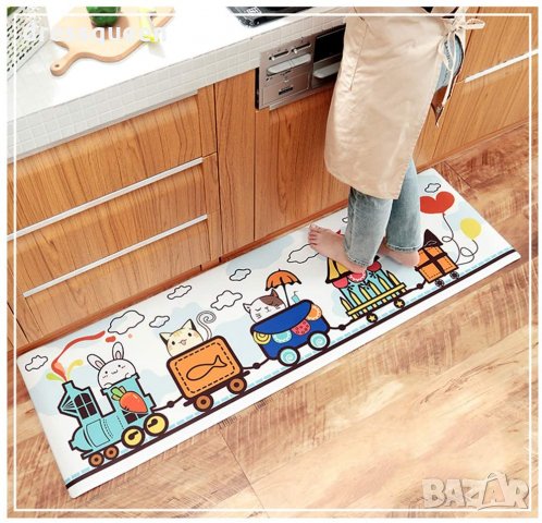 2758 Водоустойчива пътека за кухня от мемори пяна от 2 части, снимка 14 - Аксесоари за кухня - 30528636