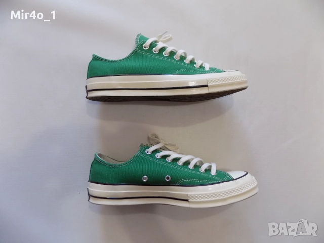 нови кецове converse chuck taylor all star маратонки обувки мъжки оригинални зелени ниски номер 42, снимка 4 - Спортни обувки - 50497272