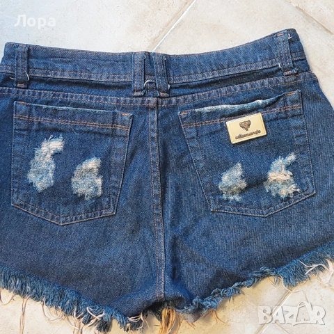 Дамски къси дънкови панталони 7 бр., снимка 6 - Къси панталони и бермуди - 50964340