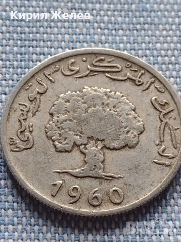 Две монети 5 millimes 1960г. Тунис/ 1 dirh 1965г. Мароко за КОЛЕКЦИОНЕРИ 41211, снимка 4 - Нумизматика и бонистика - 42804013