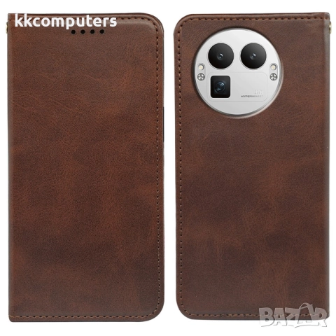 Кожен калъф Портфейл за Realme GT 8 Pro 5G- Телешка текстура, Магнит, 3 сл. за карти, Стойка, вкл. П, снимка 6 - Калъфи, кейсове - 52748082