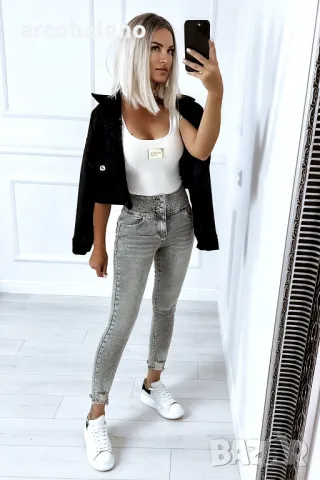 Дамска блуза с къс ръкав на райе 941, 3цвята , снимка 7 - Тениски - 49252217