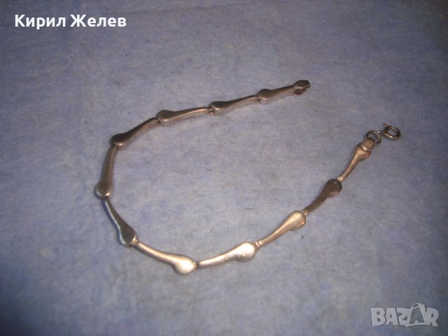 КРАСИВА ЕЛЕГАНТНА СТИЛНА СРЕБЪРНА ВИНТИДЖ ГРИВНА СРЕБРО 925 РЪЧНА МАЙСТОРСКА ИЗРАБОТКА 27325, снимка 8 - Гривни - 36852457