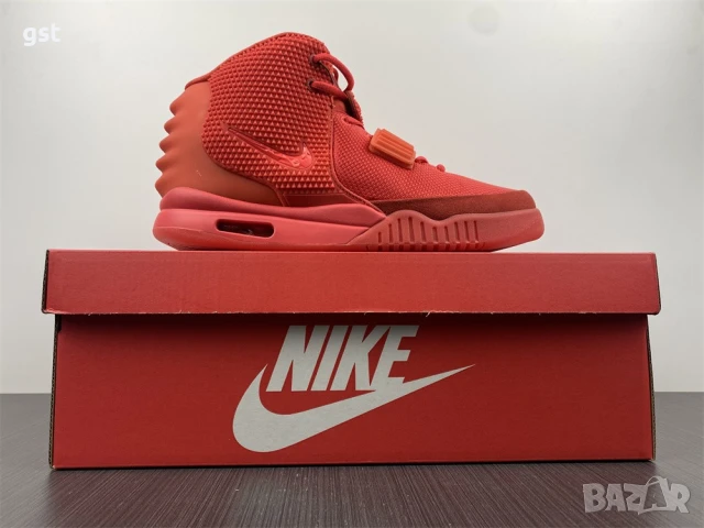 Изключително Редки Nike Air Yeezy 2 Red Kanye West баскетболни маратонки мъжки, снимка 7 - Маратонки - 51048378