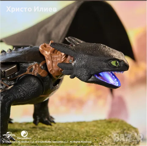 Дракон Беззъб с плазмен дъх How to Train Your Dragon, снимка 3 - Фигурки - 56476496