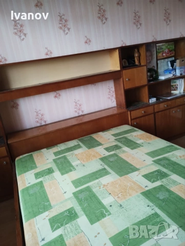 СПАЛНЯ С РАКЛА И НАДСТРОЙКА + ГОЛЯМ ШЕСТКРИЛЕН ГАРДЕРОБ, снимка 2 - Спални и легла - 54286672