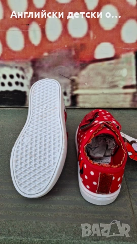 Английски детски кецки с Мини Маус, снимка 7 - Детски гуменки - 54333502