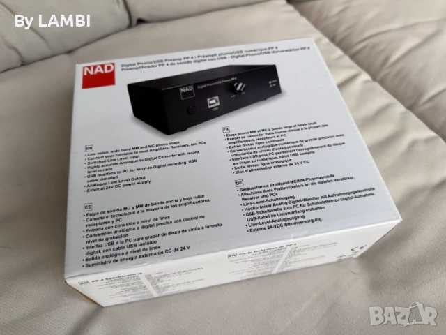 Digita Phono/USB Preamp NAD PP 4 предусилвател, снимка 2 - Грамофони - 56267544